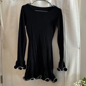 Amazon Black Dress with White Trim
Never worn